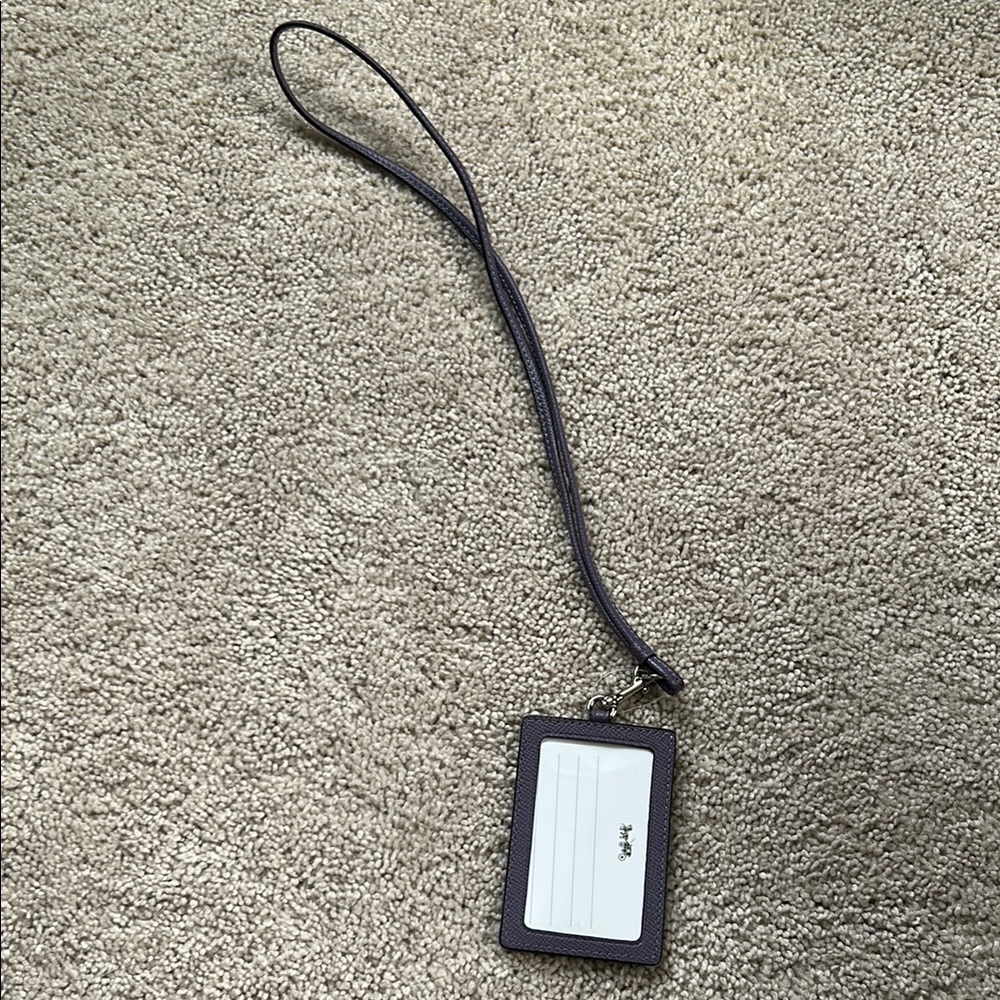 Coach Violet ID Lanyard